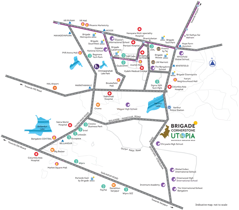 brigade cornerstone utopia neighbourhood map