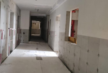 Tranquil : Corridor flooring Works in progress - Status as of July 2023