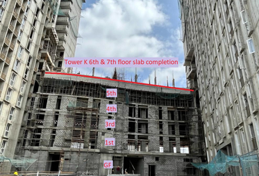 Utopia Paradise Tower K : Milestone Release On Casting of 6<sup>th</sup> to 7<sup>th</sup> Floor Slab – Status as on 20<sup>th</sup> September 2023