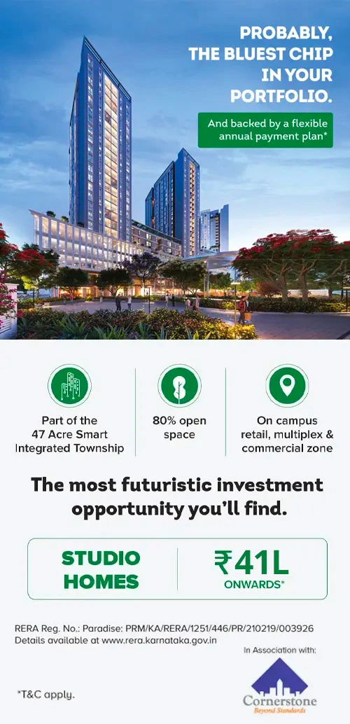 Brigade Cornerstone Utopia - apartments on Varthur Road, Whitefield-Sarjapur Road in Bangalore