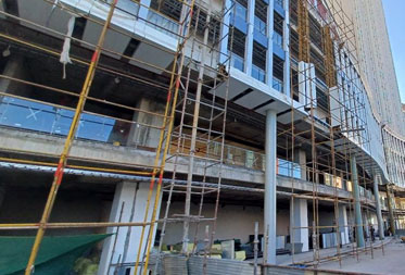 Utopia Paradise : East Side Glazing works in progress - Status as of January 2025