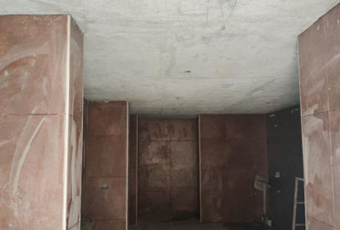 Utopia Paradise : Swimming pool - Change room flooring and cladding works completed - Status as of January 2025
