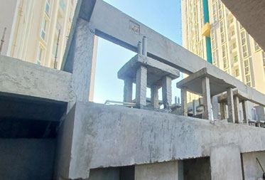 Utopia Paradise : All towers above terrace works in progress - Status as of January 2025