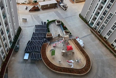Utopia Paradise : External development – Play Equipment fixing in progress - Status as of January 2025