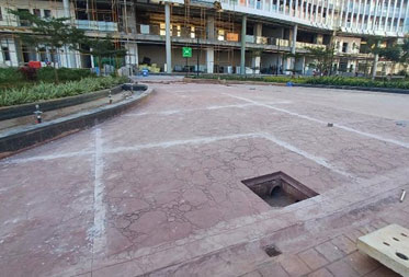 Utopia Paradise : Stamp concreting works in progress - Status as of January 2025