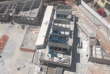 Utopia Paradise : Cooling tower – Equipment fixing works in progress - Status as of January 2025