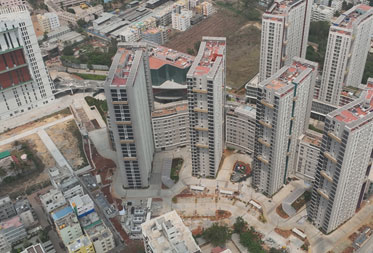  Utopia Paradise : West elevation Progress - Status as of March 2025