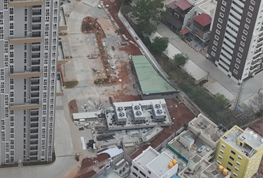  Utopia Paradise : Cooling tower – Equipment fixing works in progress - Status as of March 2025