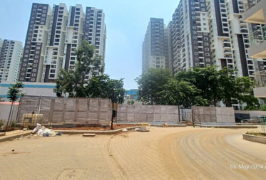 Tranquil : Transformer yard Louvers fixing/painting works in progress - Status as of April 2024