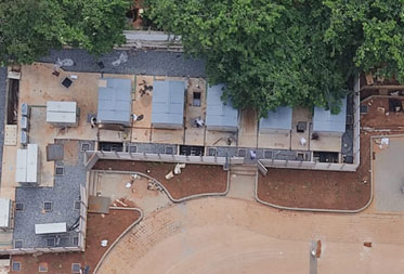 Utopia Tranquil : Transformer yard Louvers fixing/painting works completed - Status as of May 2024