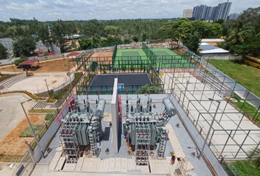 Halcyon : GIS Building. Transformer yard works in verge of completion - Status as of June 2023