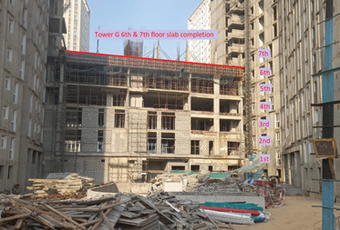 Utopia Paradise Tower G: Milestone Release – On Casting of 6<sup>th</sup> and 7<sup>th</sup> Floor Slab – Status as on 7<sup>th</sup> June 2023
