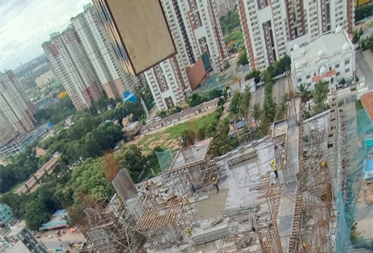 Utopia Elysium : 14<sup>th</sup> floor to 15<sup>th</sup> floor Column and wall WIP - Status as of August 2024