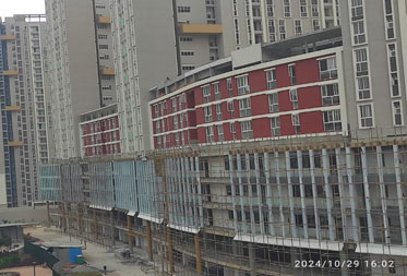 Utopia Paradise : Glazing works in progress - Status as of October 2024