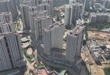Utopia Paradise : East side Glazing works in progress - Status as of December 2024