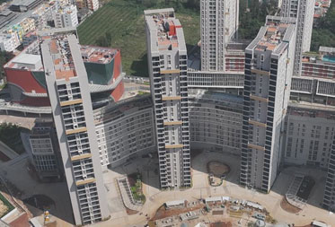 Utopia Paradise : West Elevation - Status as of December 2024