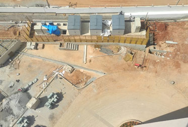 Utopia Paradise : West side Transformers installation in progress - Status as of December 2024